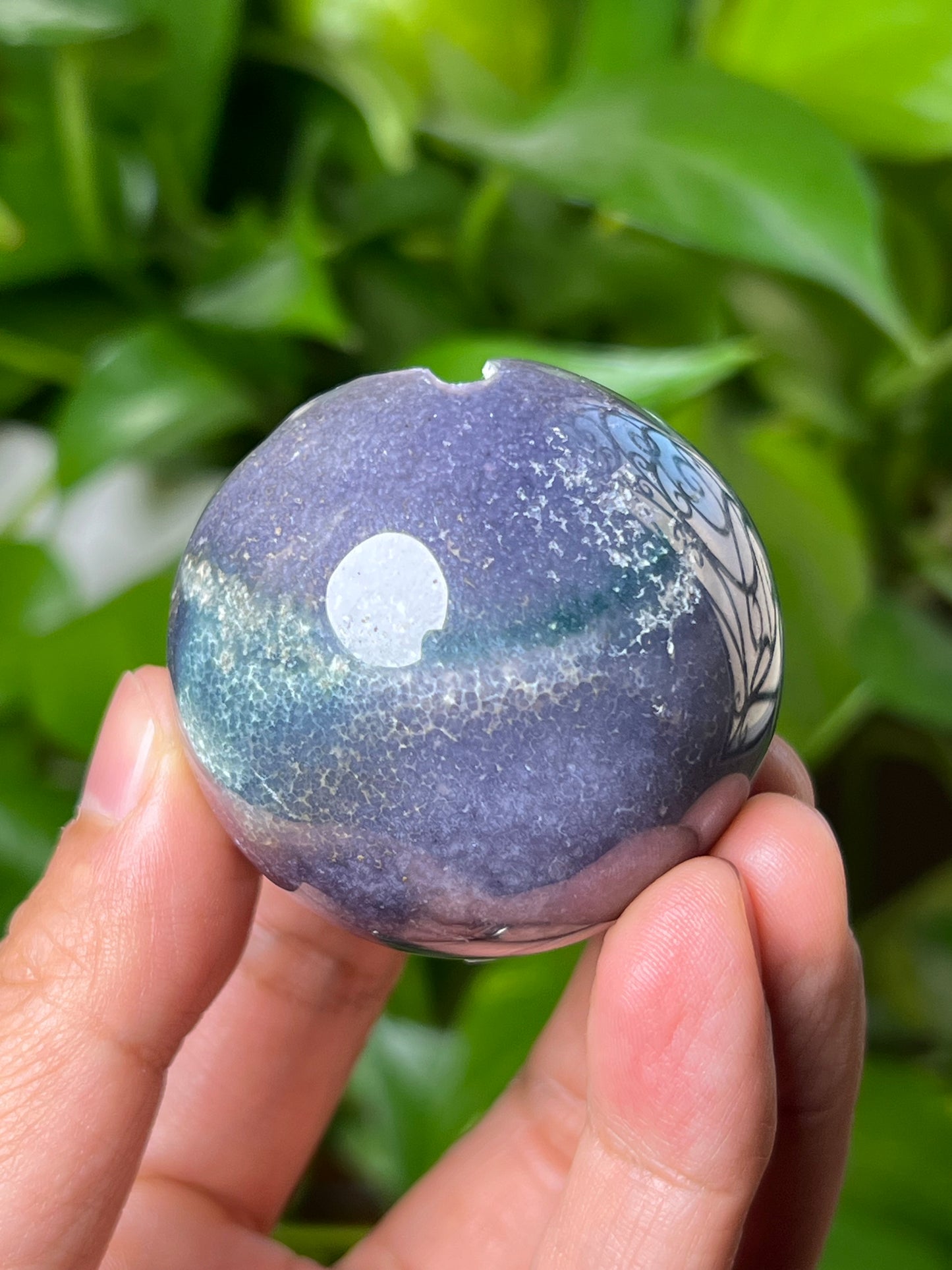 Grape Agate Sphere