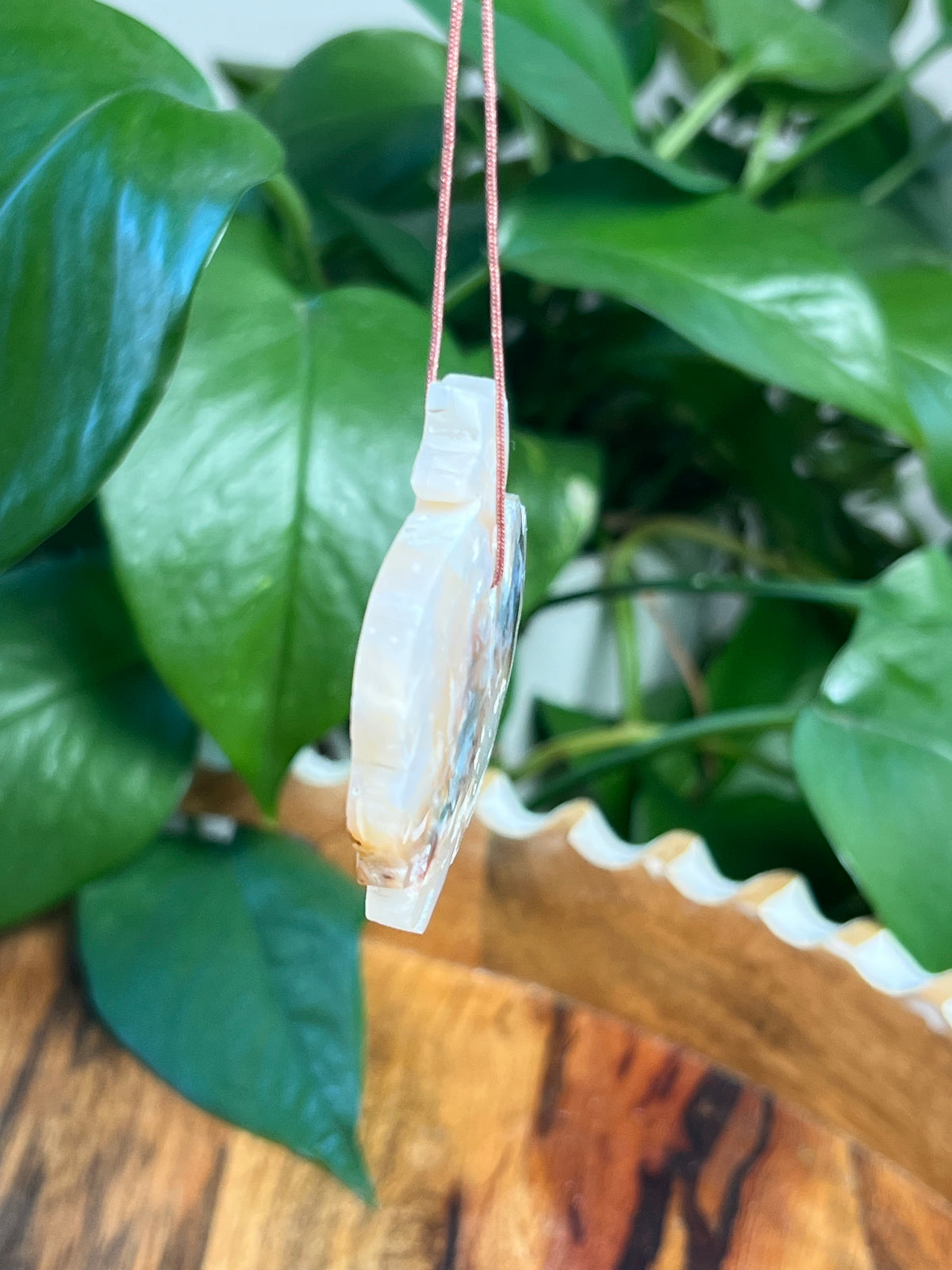 Rainbow Plume Agate Turkey Ornaments