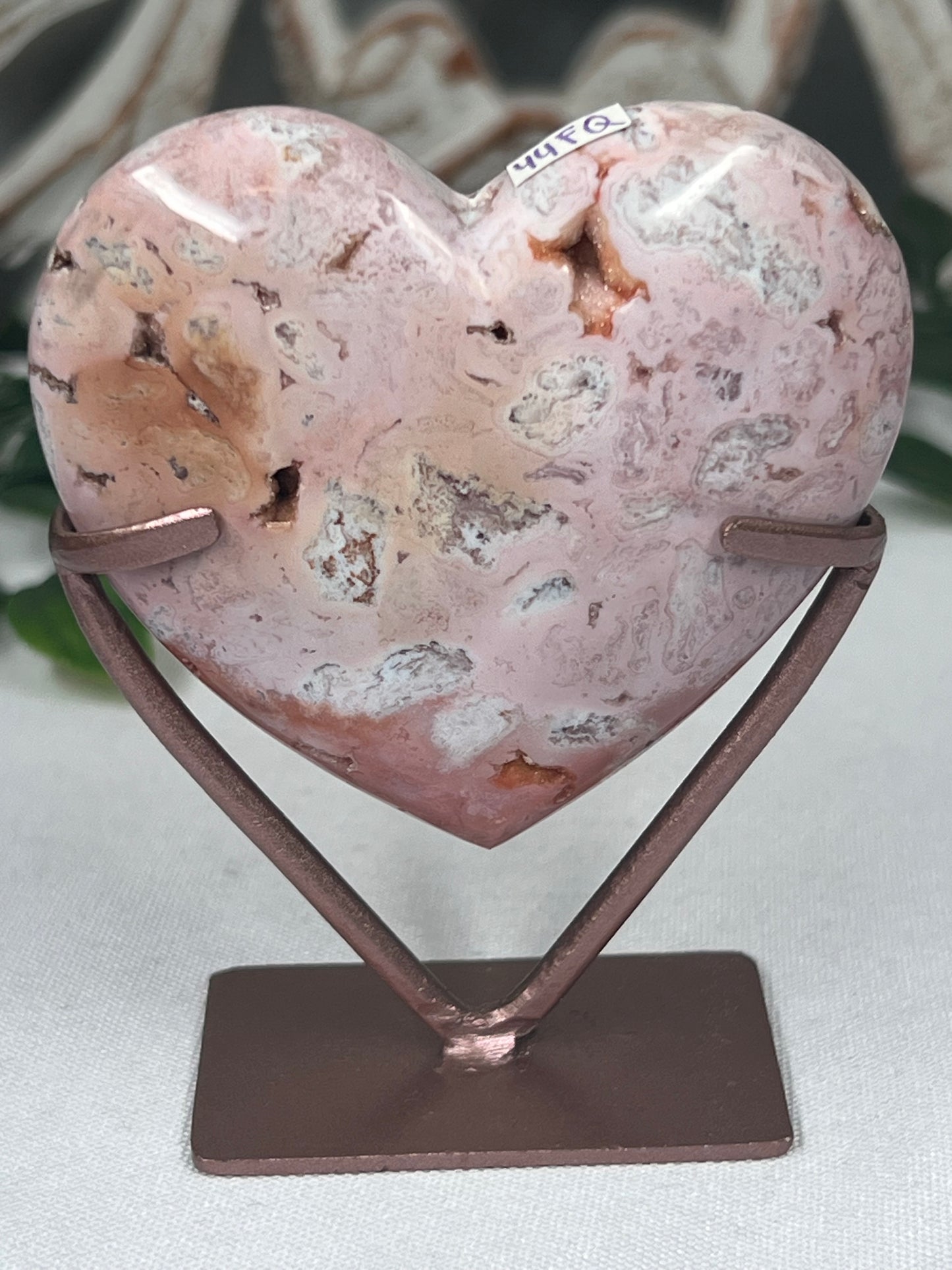 Pink Carnelian Heart