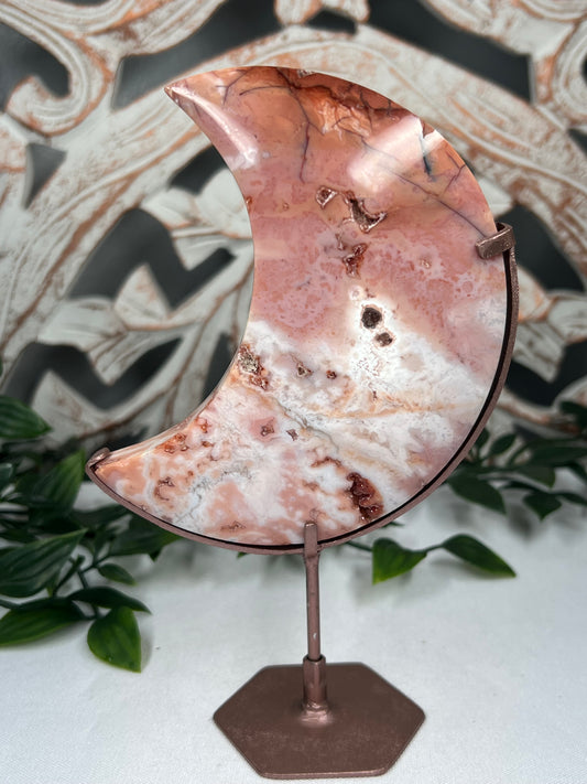Pink Carnelian Moon