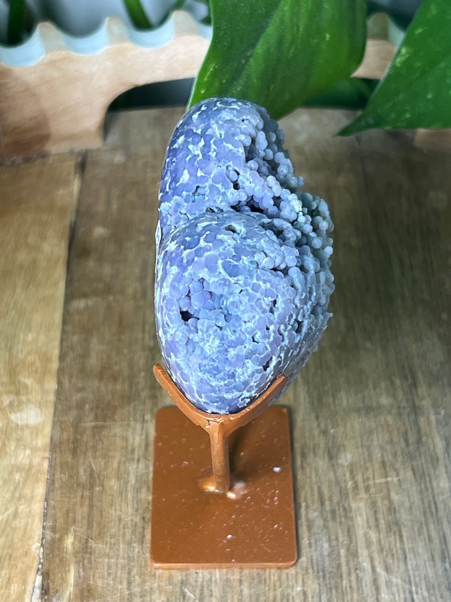 Grape Agate Heart