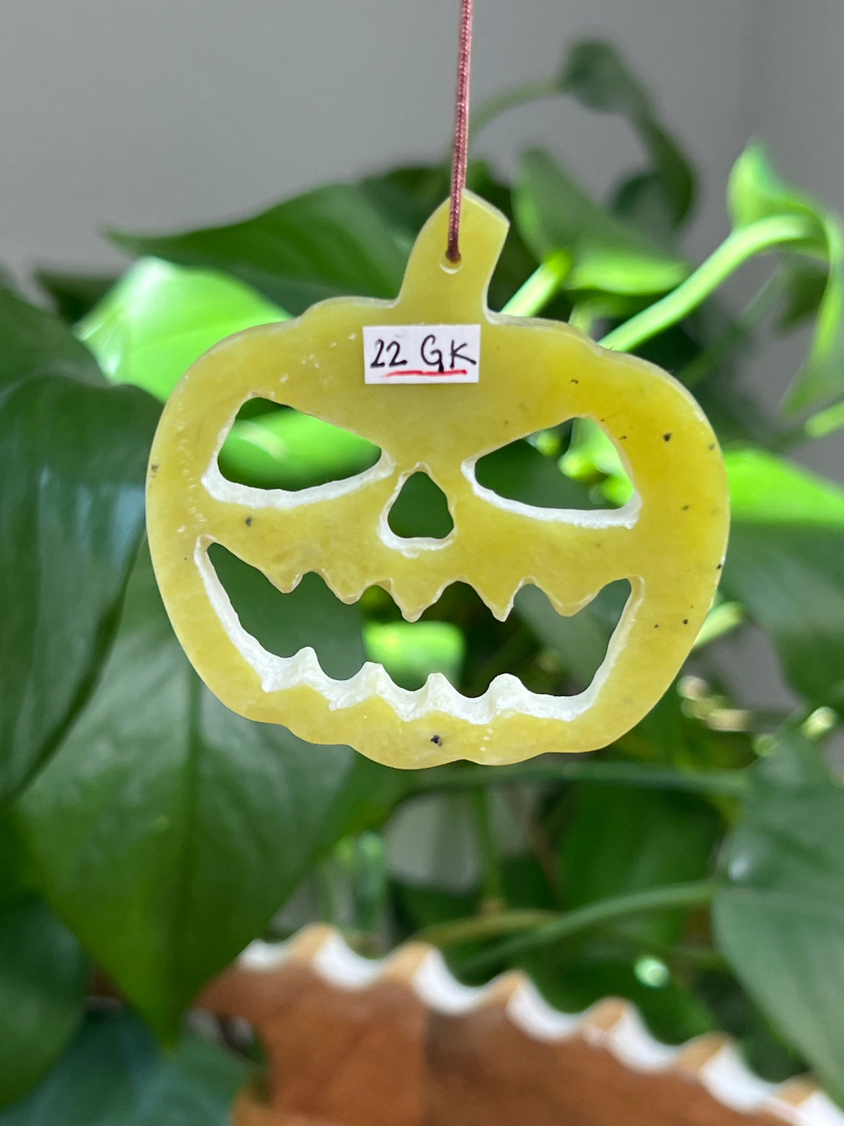 Idocrase Jack-O-Lantern Ornaments
