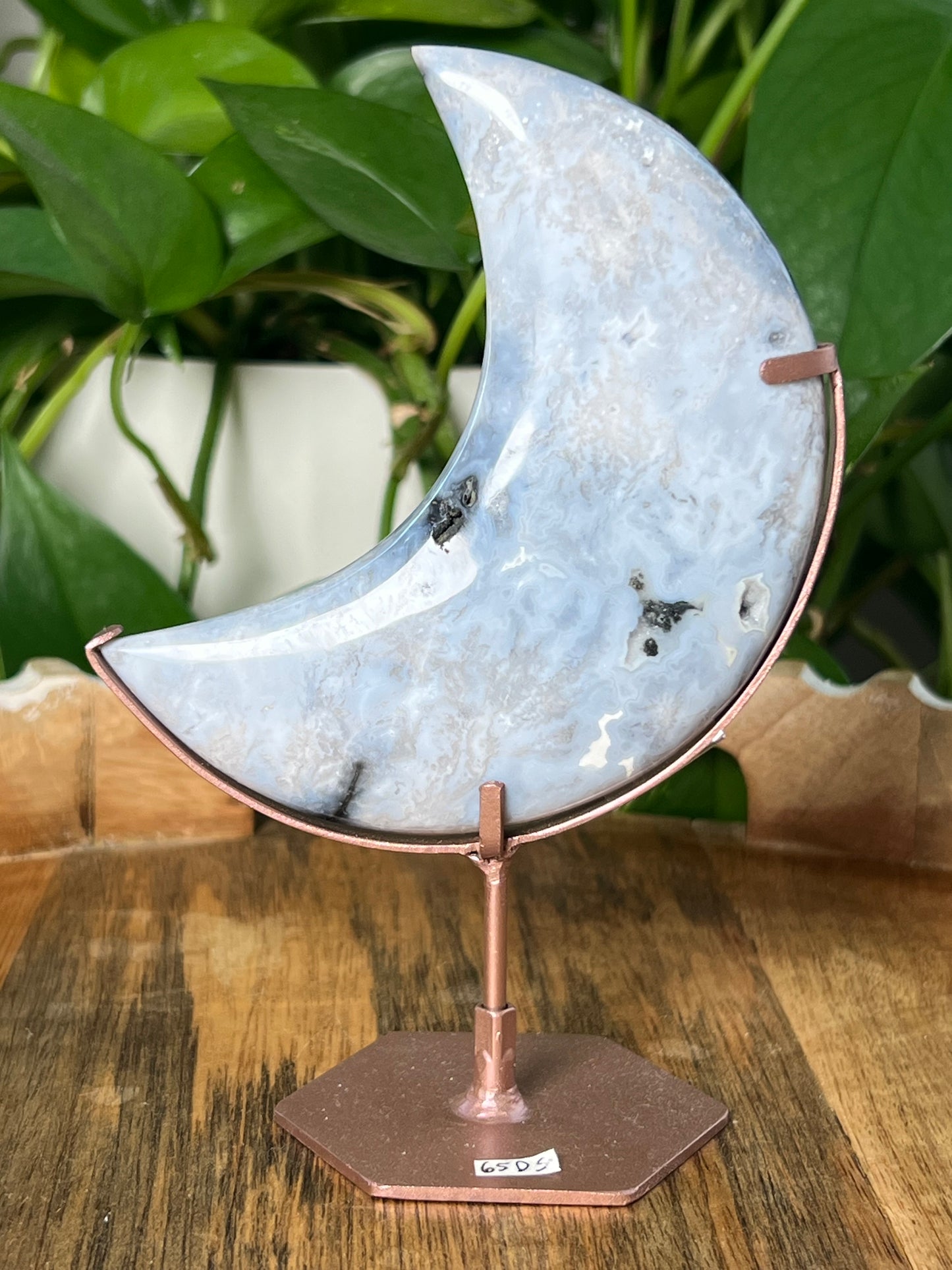 Blue Plume Agate Wings