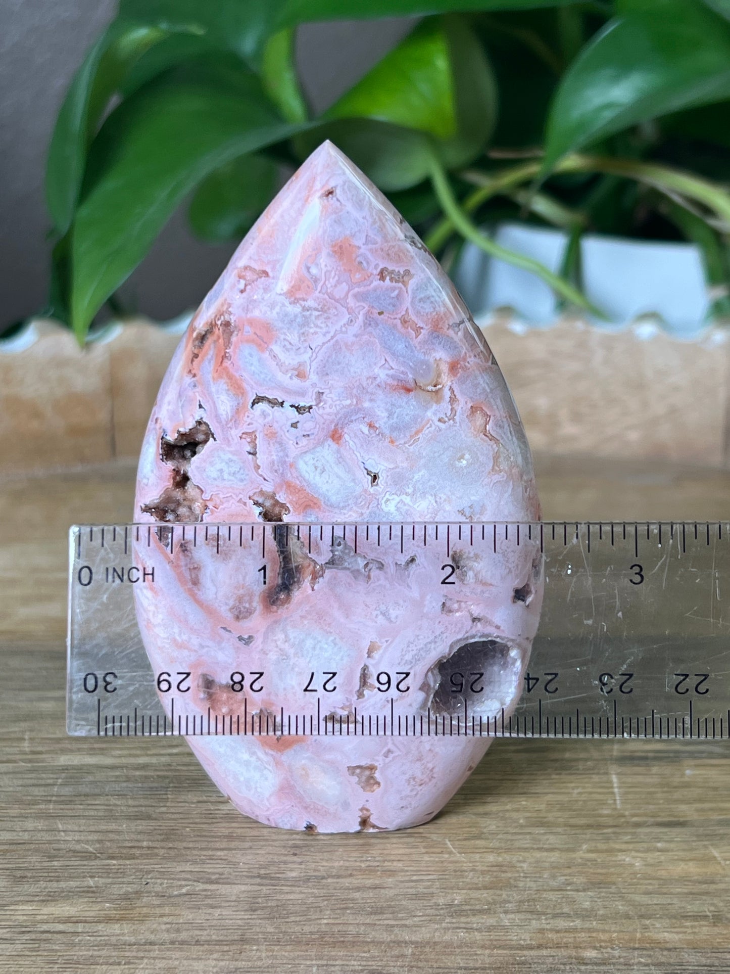 Pink Carnelian Flame
