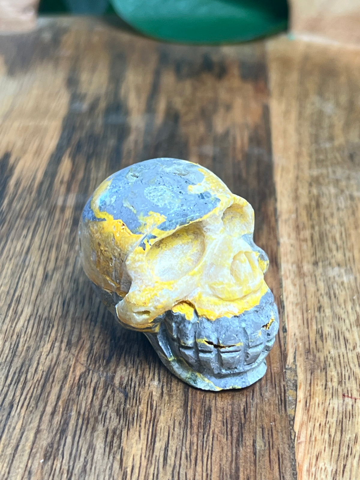 Bumblebee Jasper Mini Skull: E