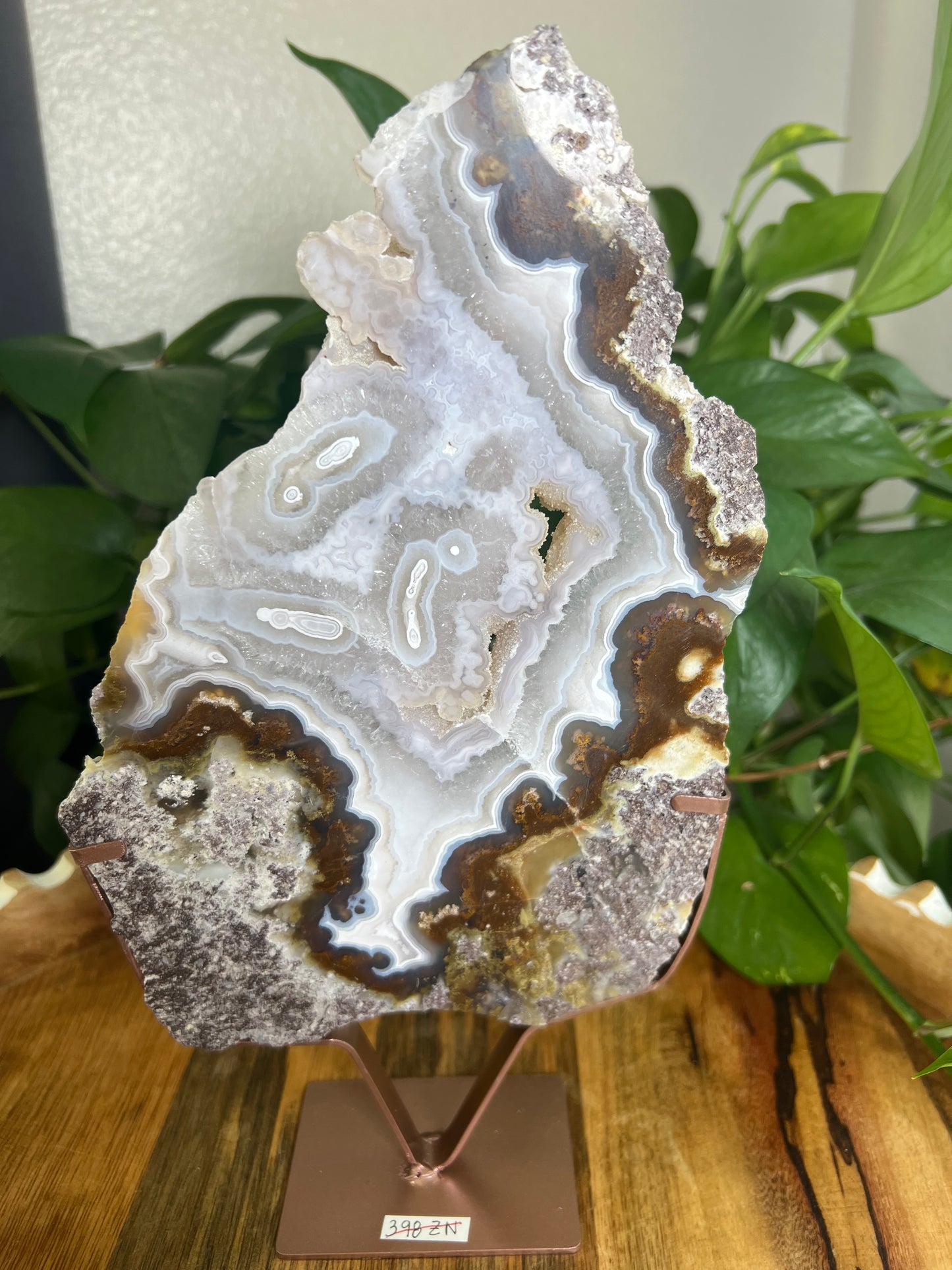 Scenic Moss Agate Slab