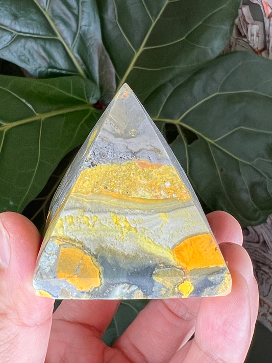 Bumblebee Jasper Pyramid