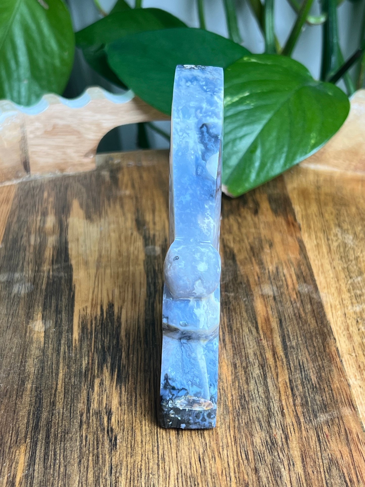Blue Plume Agate Fairy: KB