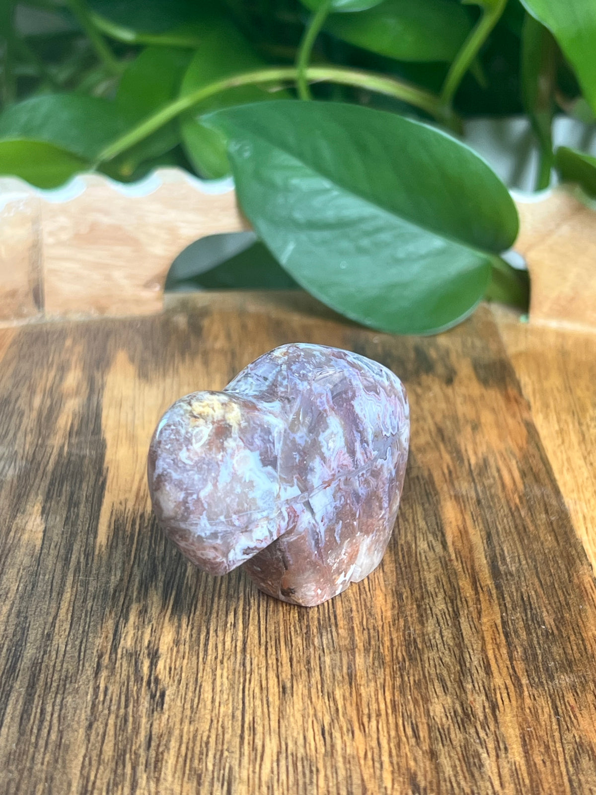 Sumatra Plume Agate Mini Buffalo: DE