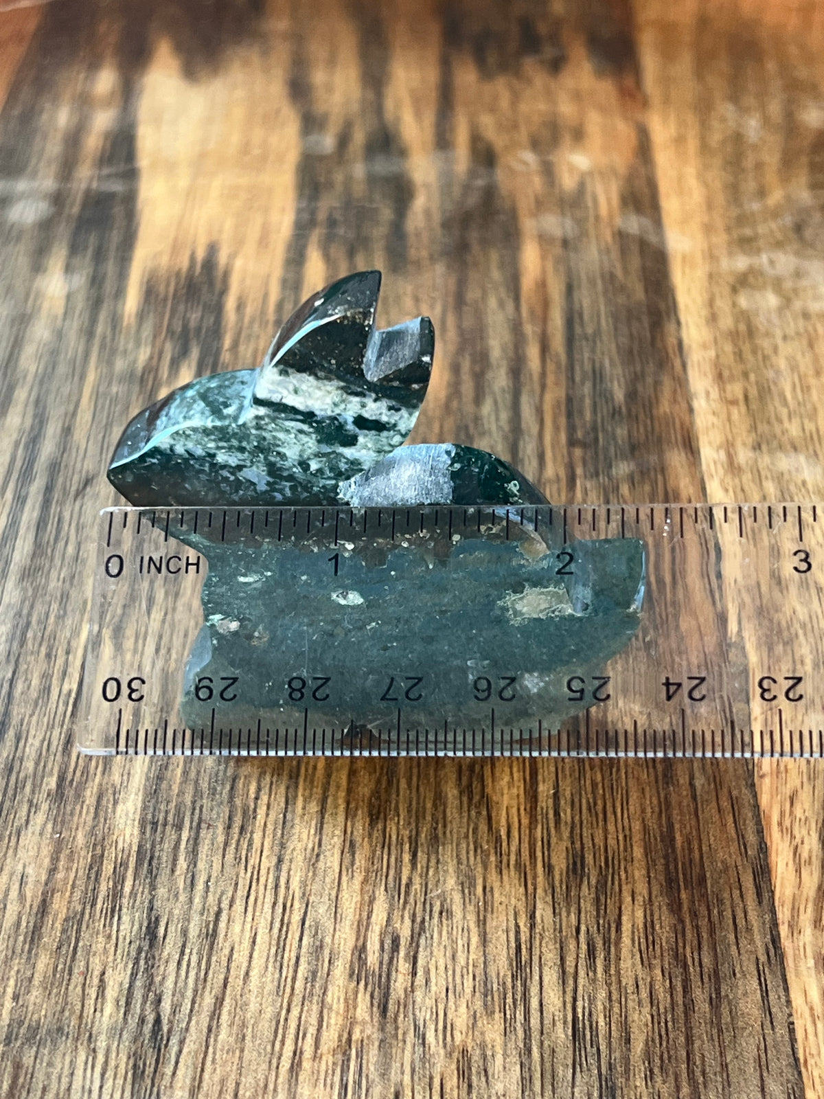 Blue Green Jasper Bunnies