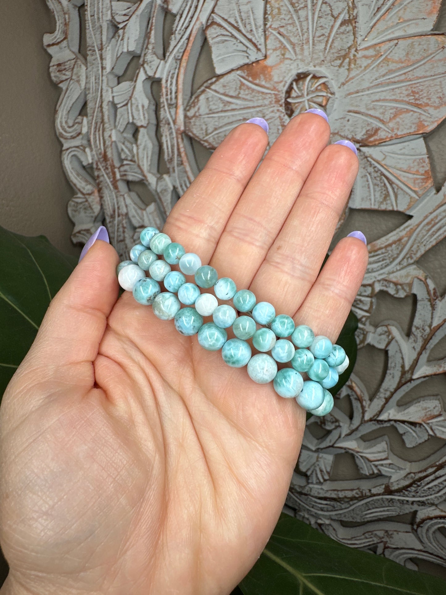 Larimar Beaded Bracelet