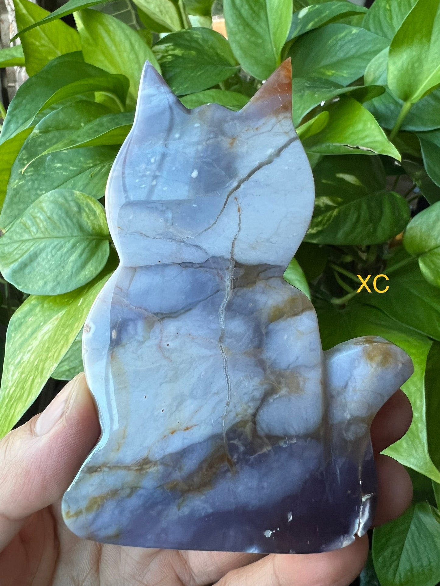 Purple Chalcedony Cat