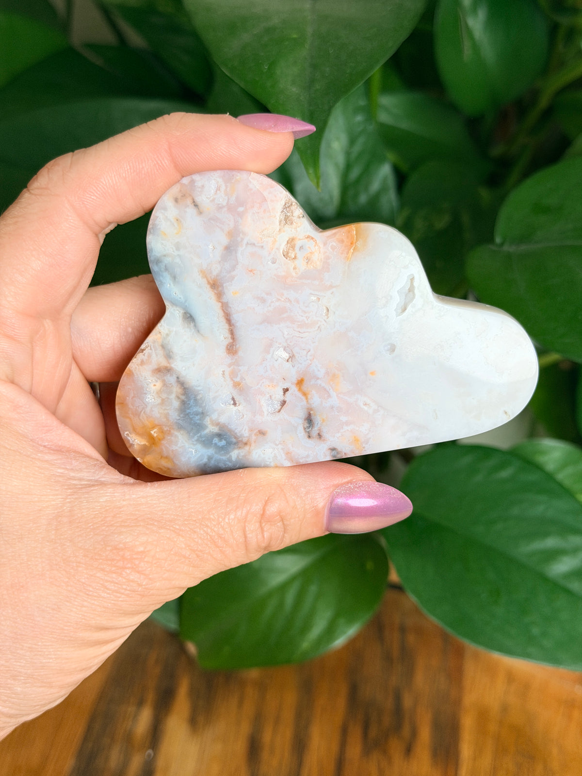 Rainbow Plume Agate Cloud: AZ