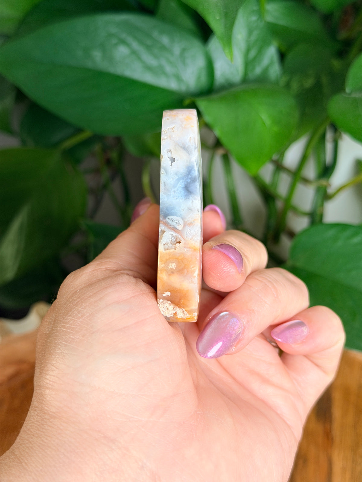 Rainbow Plume Agate Cloud: AZ