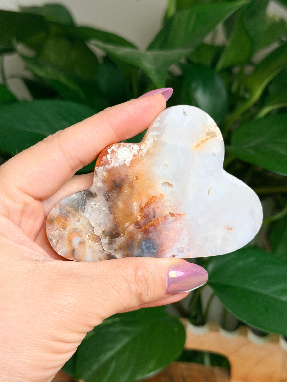 Rainbow Plume Agate Cloud: AC
