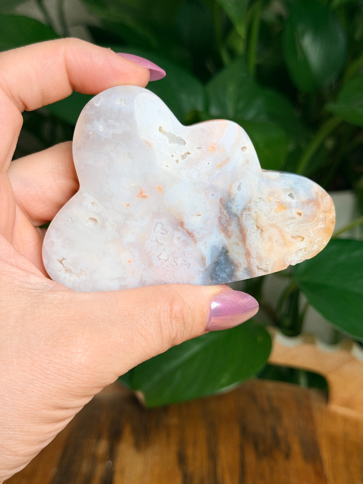 Rainbow Plume Agate Cloud: AC