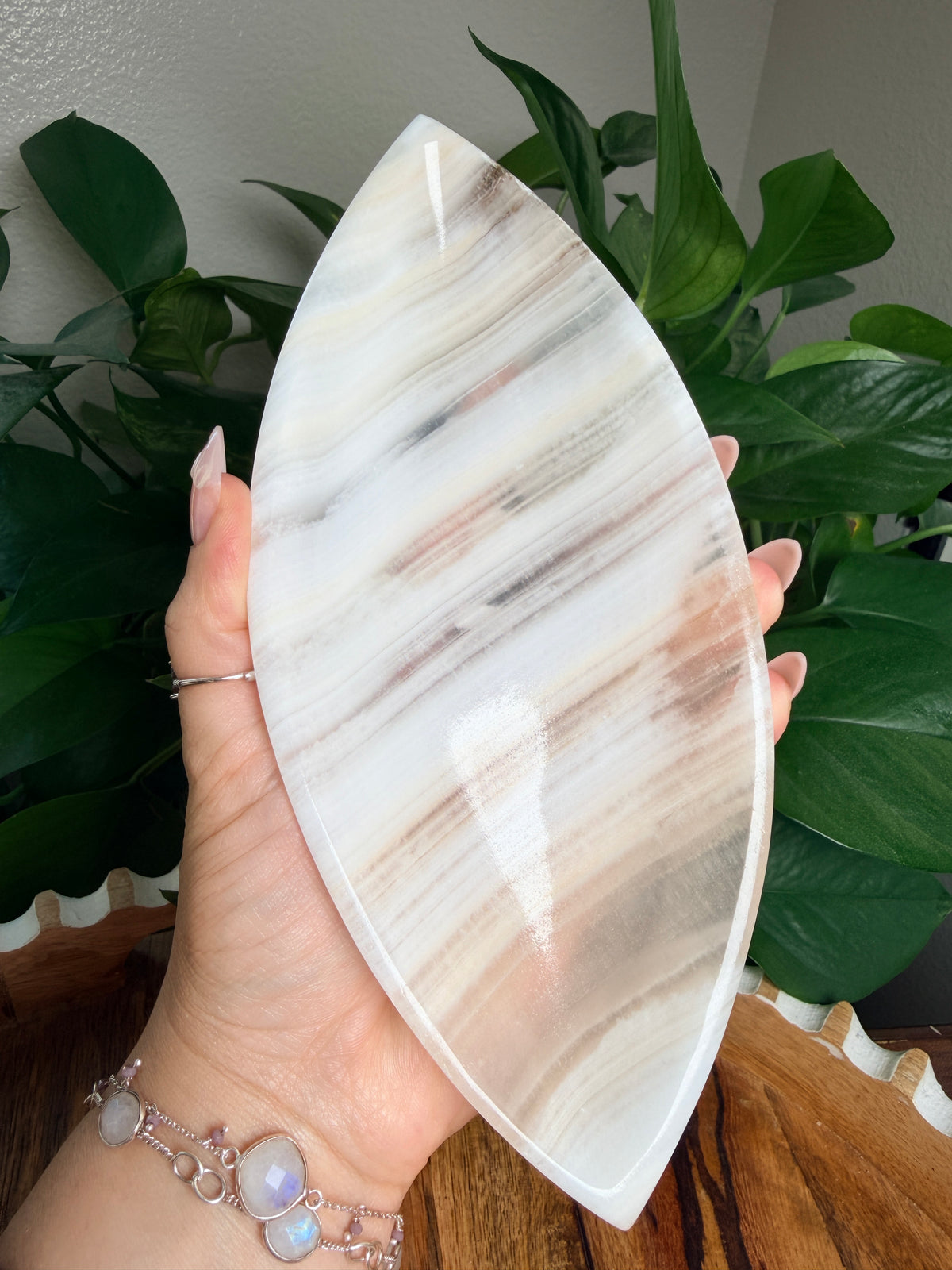 Mexican Calcite Leaf Bowls