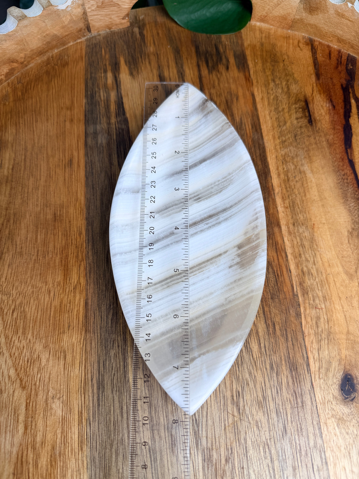 Mexican Calcite Leaf Bowls