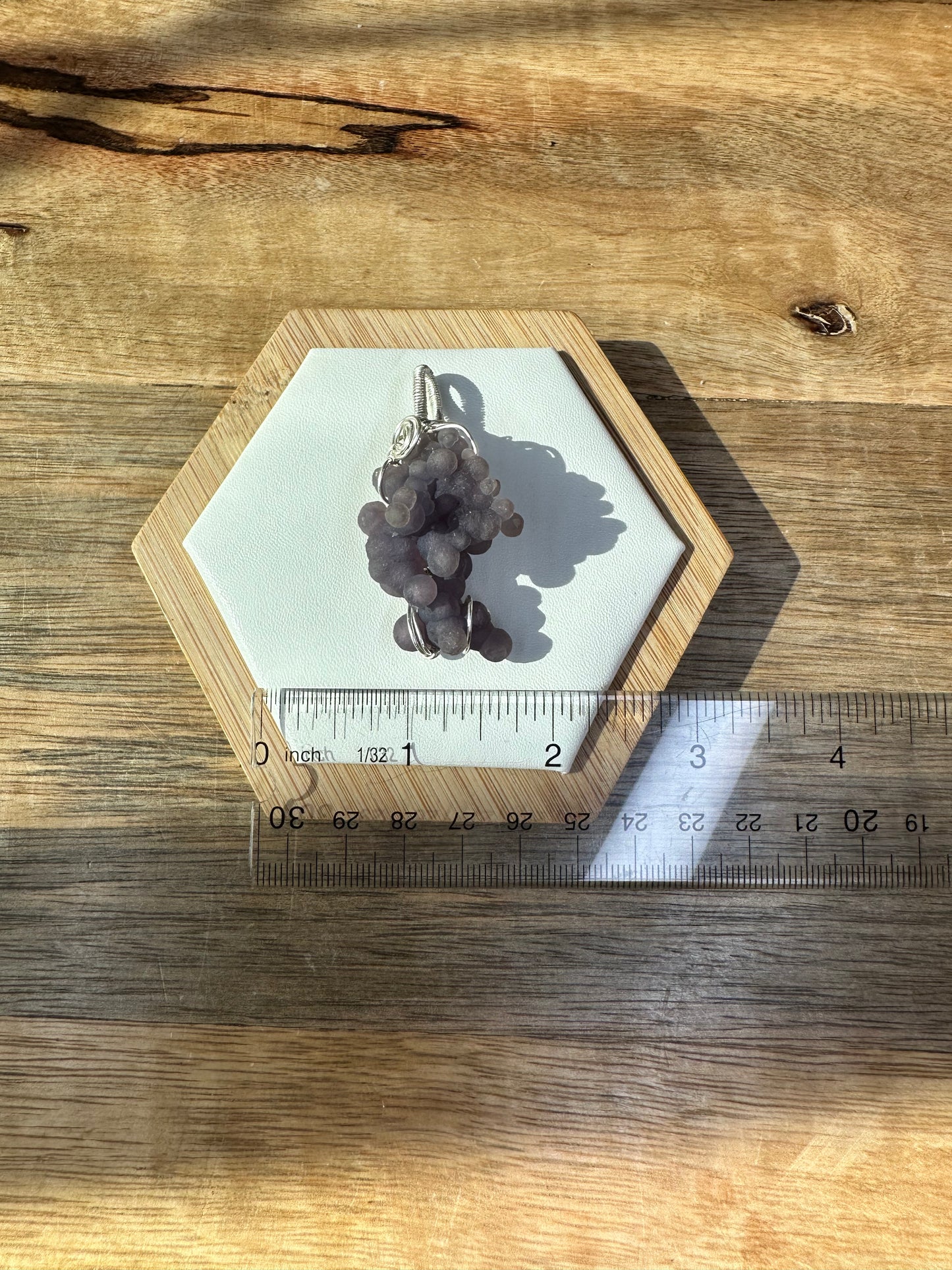Raw Grape Agate Necklaces ￼