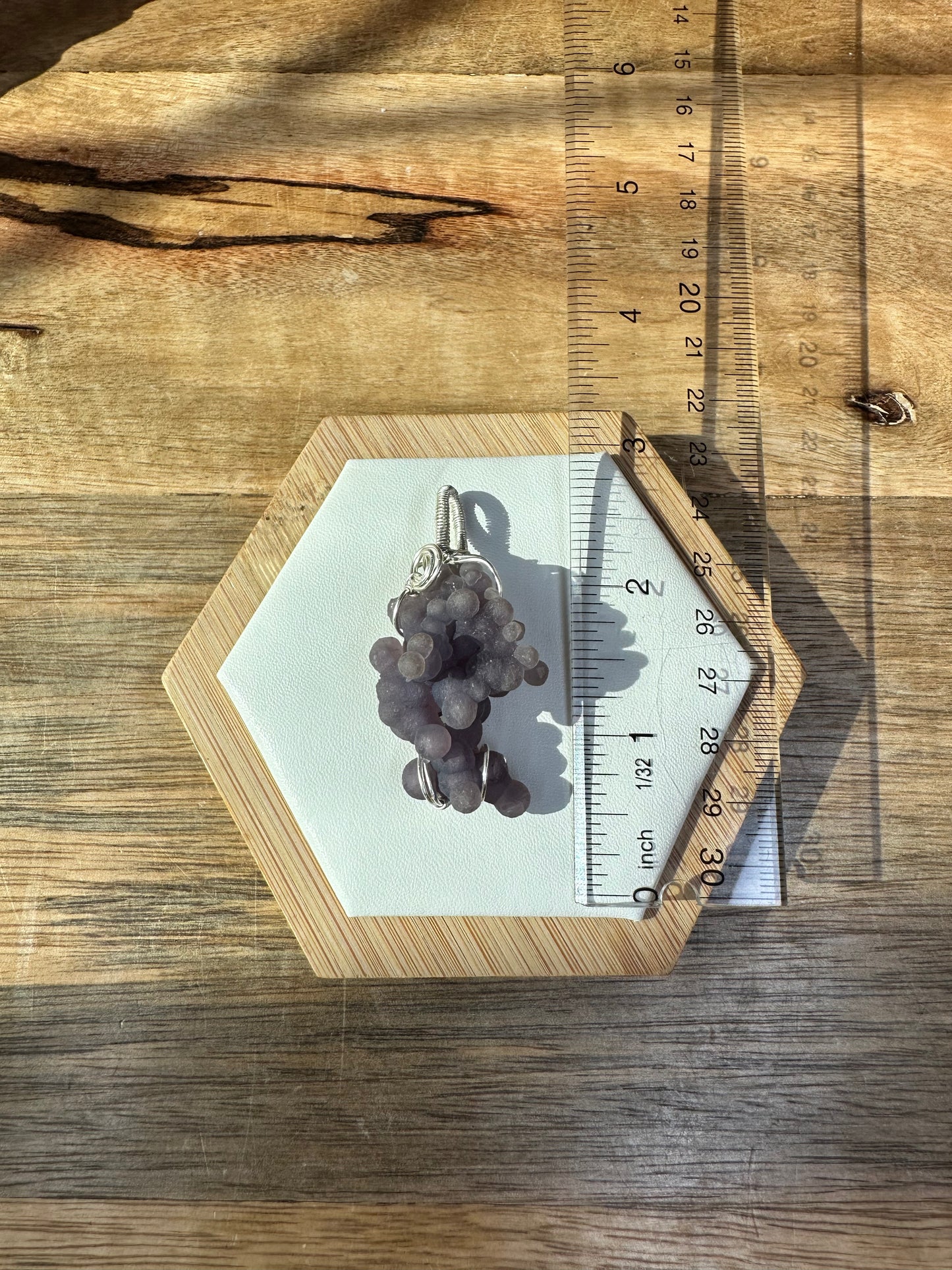 Raw Grape Agate Necklaces ￼