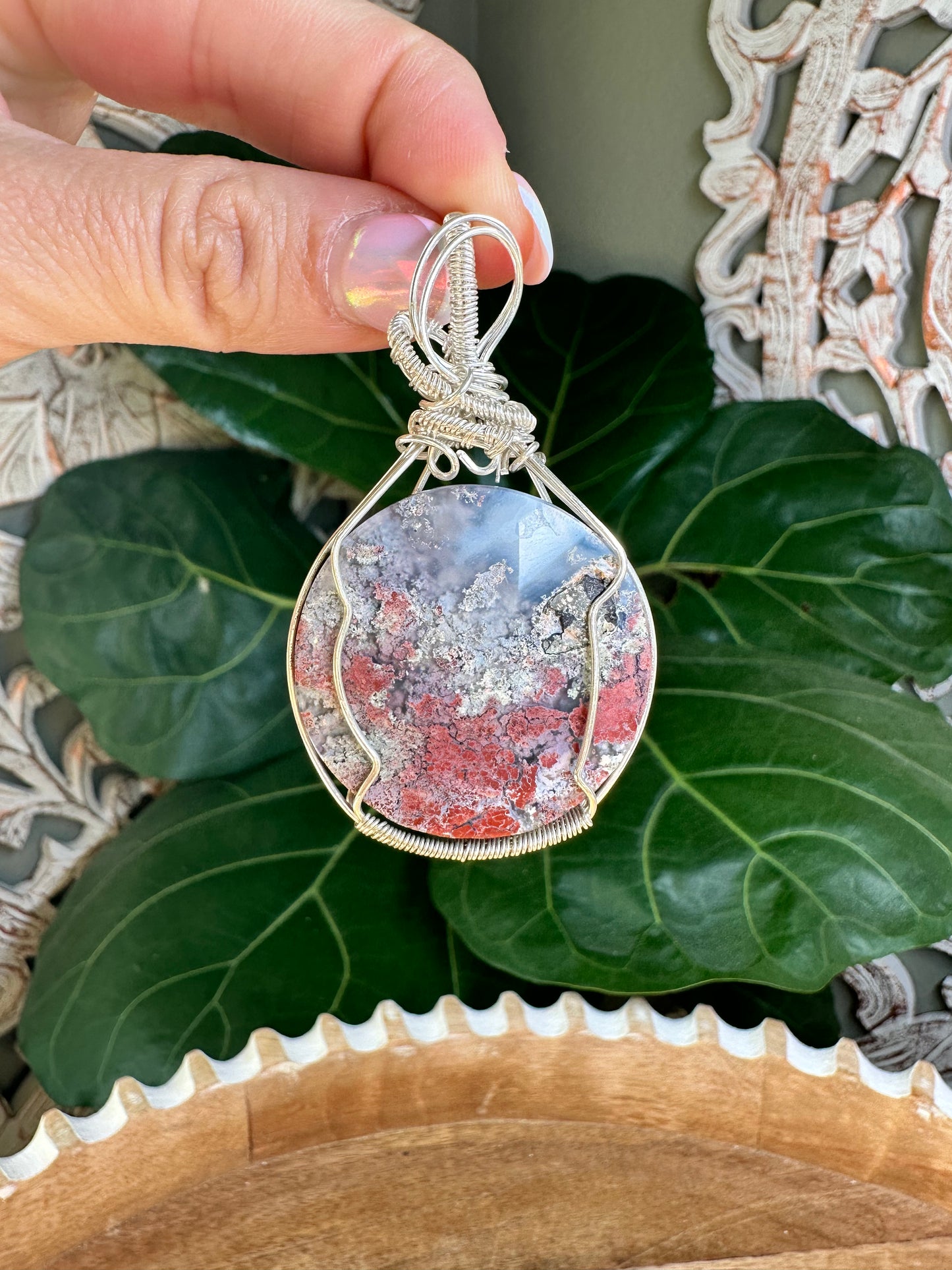 Scenic Moss Agate Necklaces