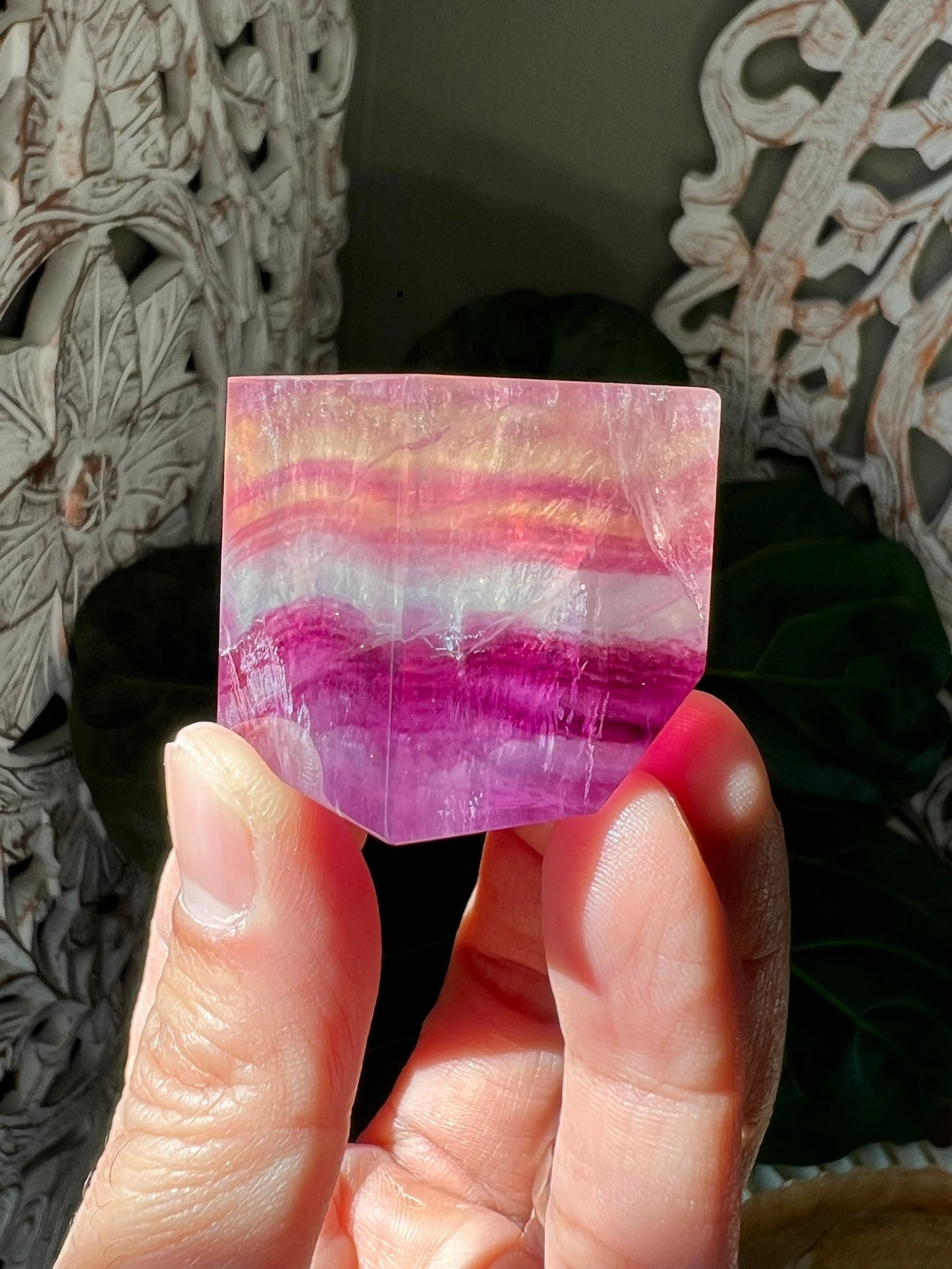Rainbow Fluorite Cubes
