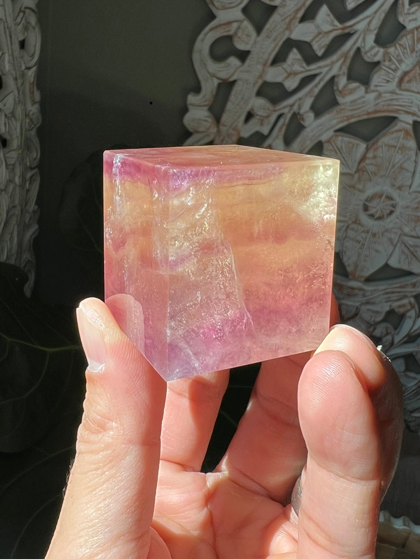Rainbow Fluorite Cubes