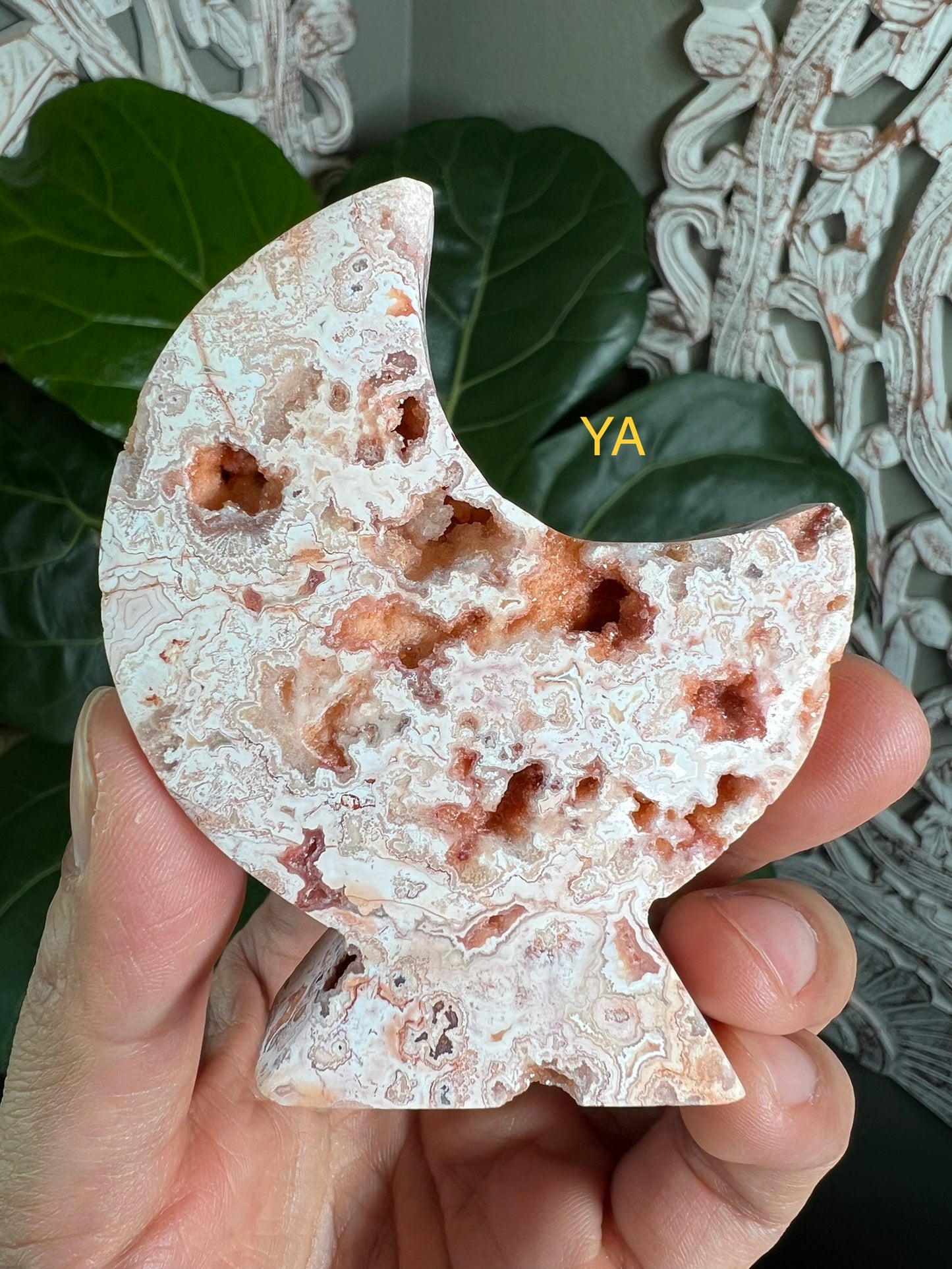 Crazy Lace Agate Moon
