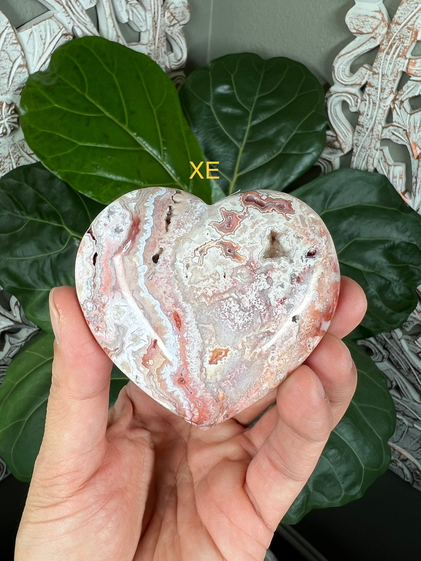 Crazy Lace Agate Hearts