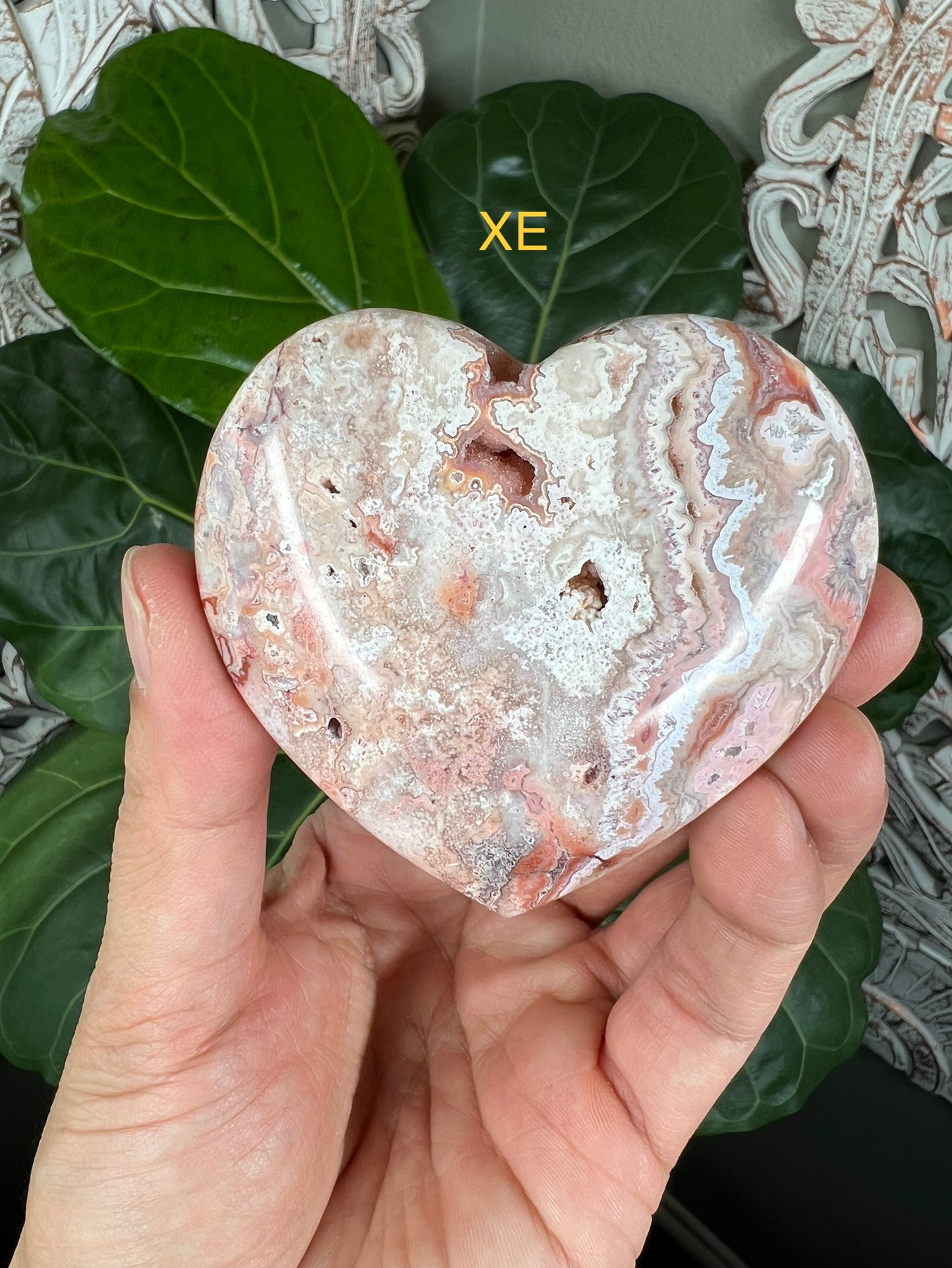 Crazy Lace Agate Hearts