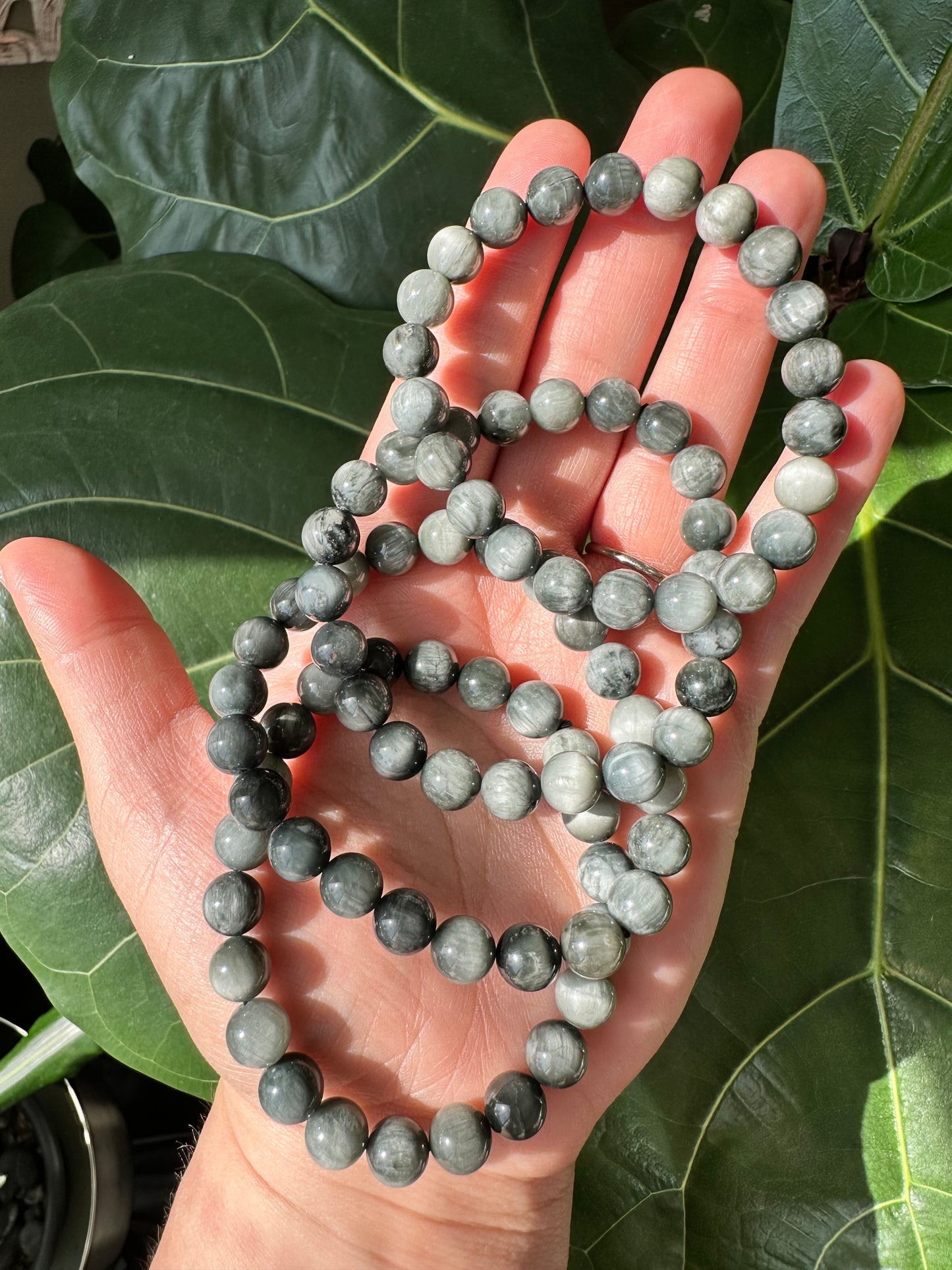 Eagle Eye Beaded Bracelet (8.5mm)