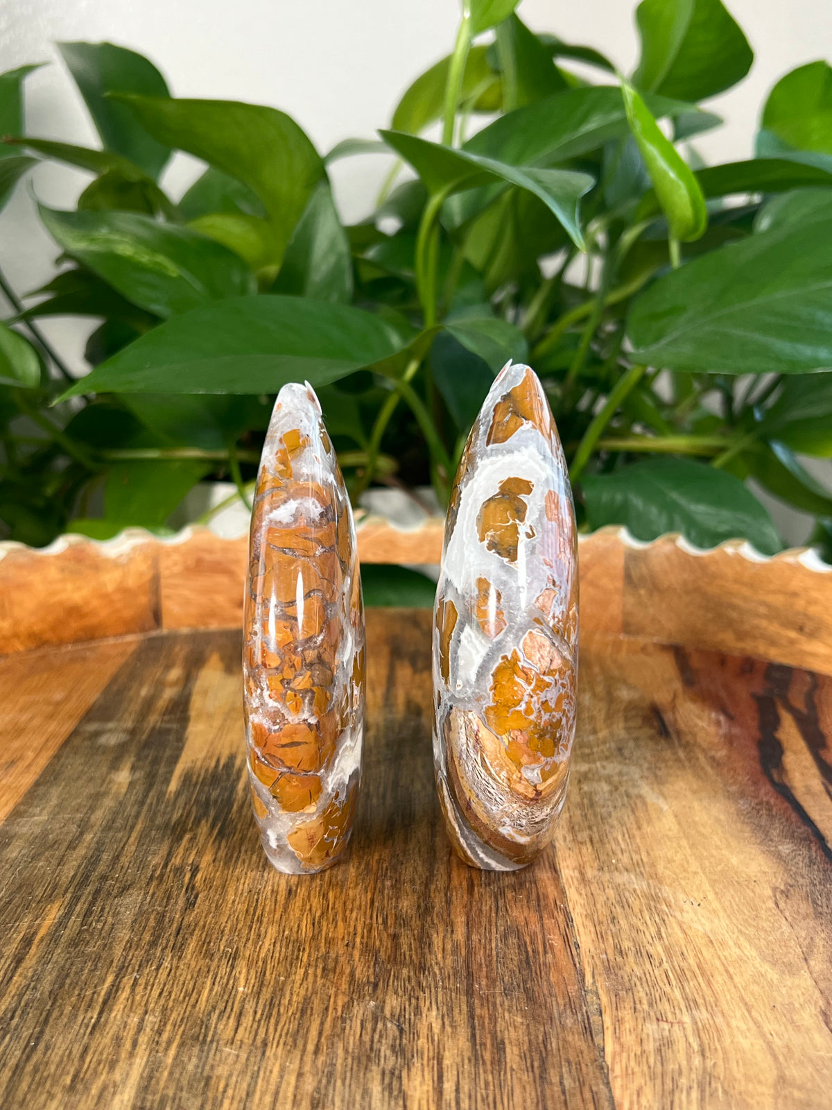 Brecciated Jasper Flames