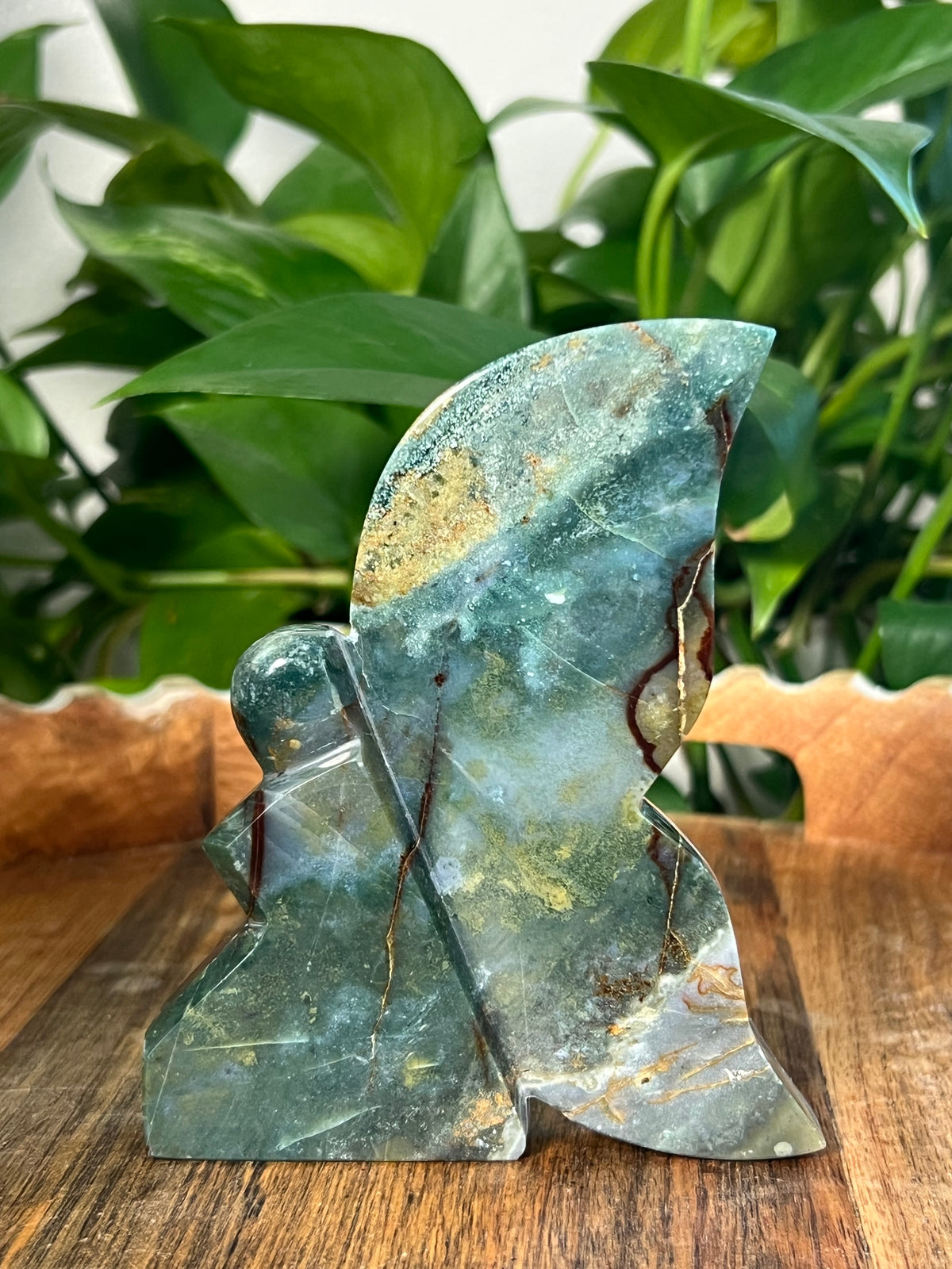 Blue Plume Jasper Fairy: SX