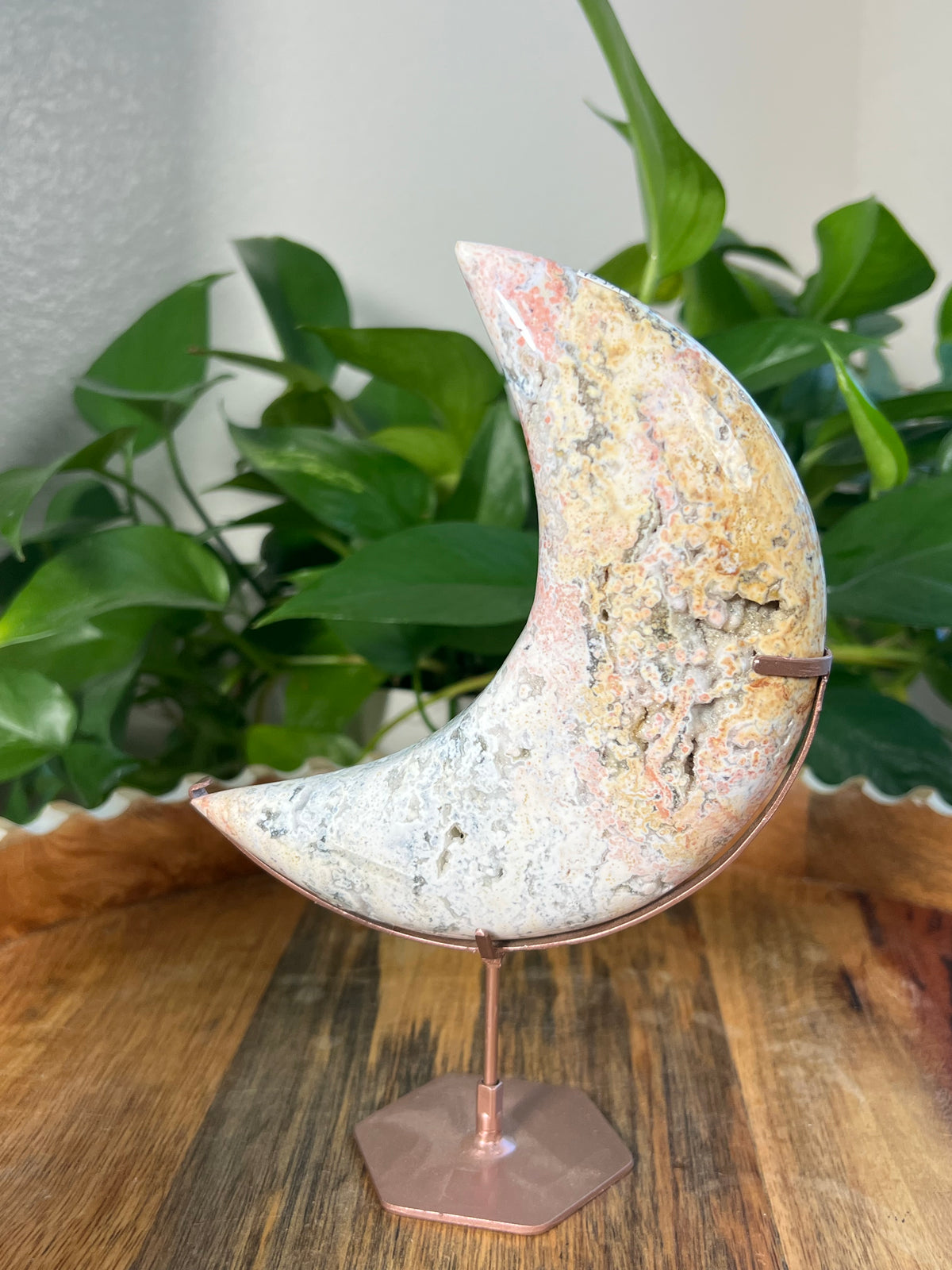 Sea Jasper Large Puffy Moon: DA