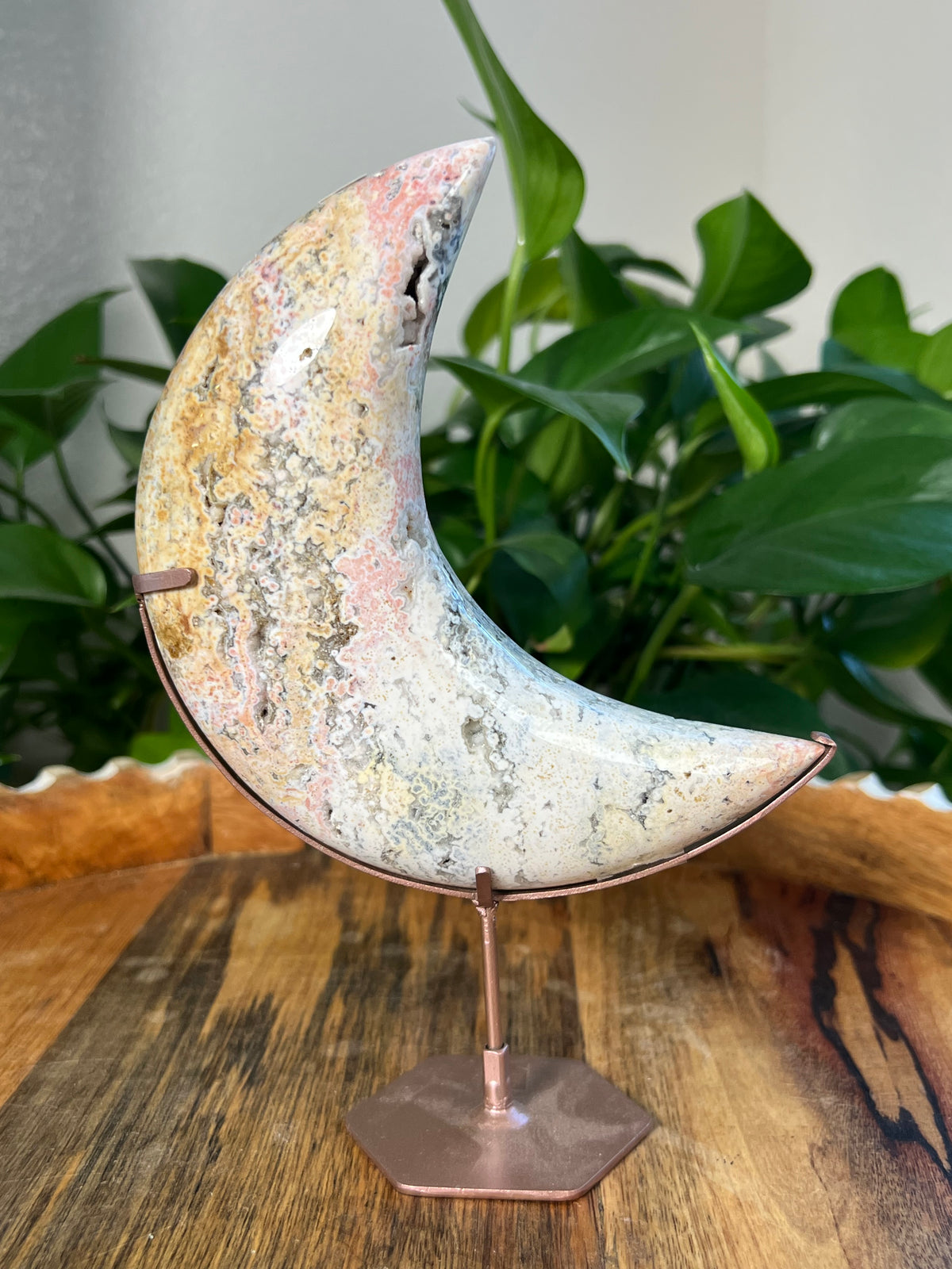 Sea Jasper Large Puffy Moon: DA
