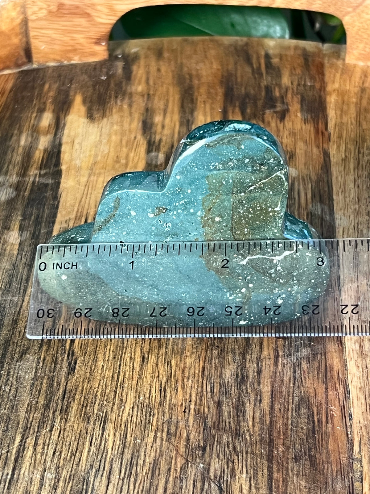 Blue Green Jasper Self Standing Clouds