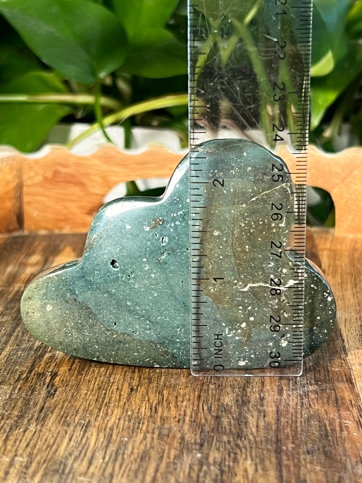Blue Green Jasper Self Standing Clouds