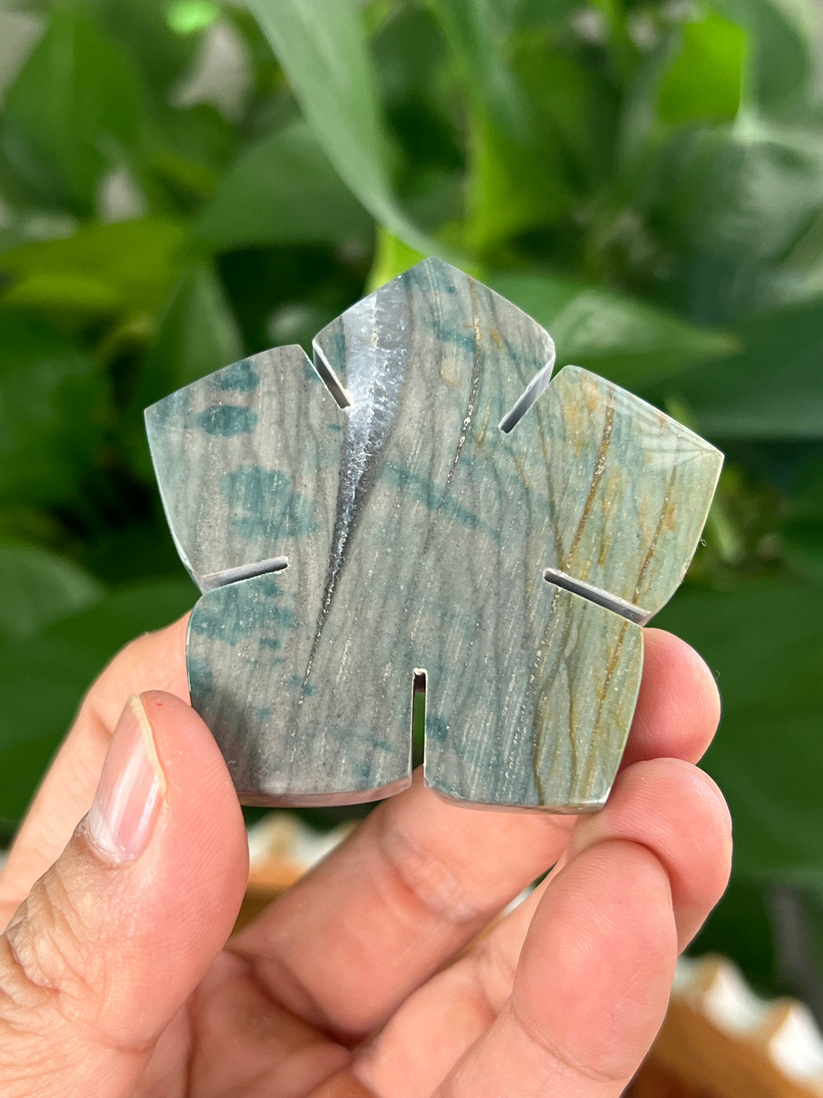 Blue Green Jasper Flowers