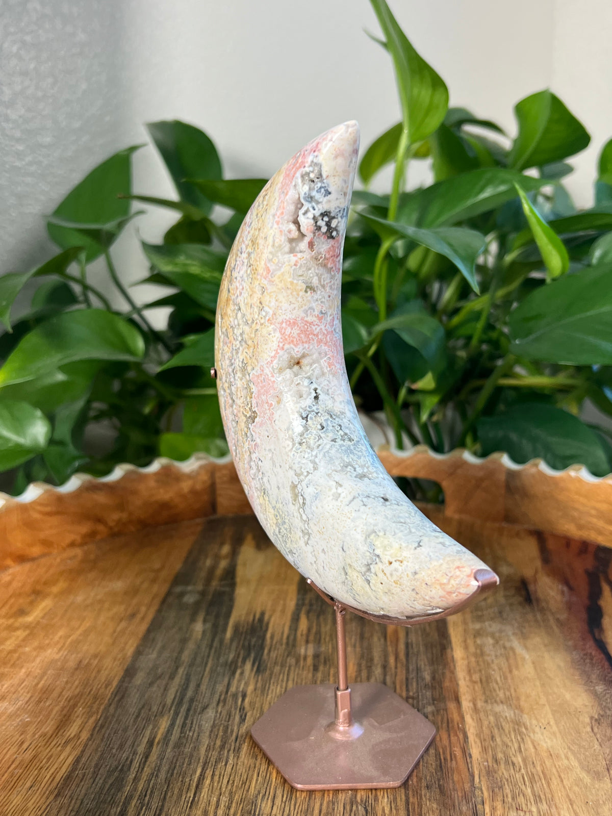 Sea Jasper Large Puffy Moon: DA