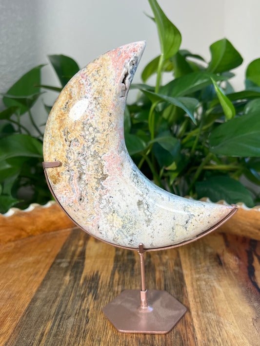 Sea Jasper Large Puffy Moon: DA