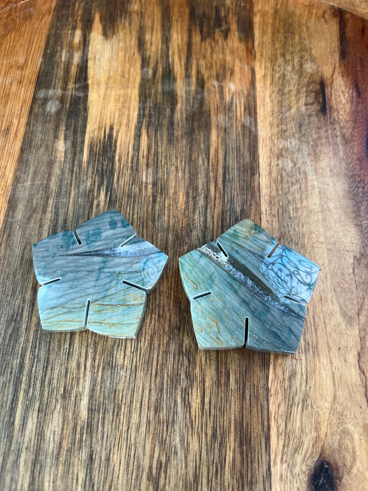 Blue Green Jasper Flowers