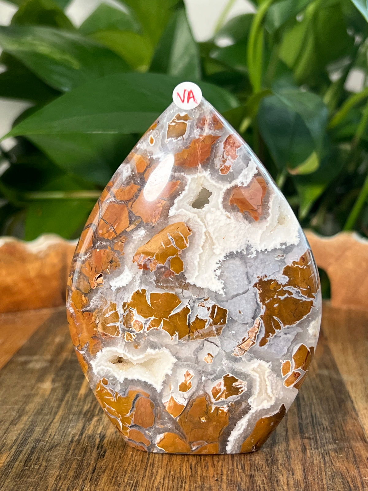 Brecciated Jasper Flames