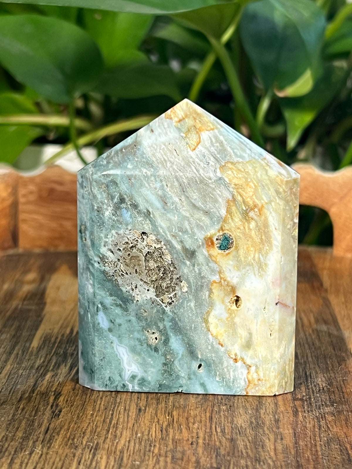 Blue Green Jasper Flat Towers