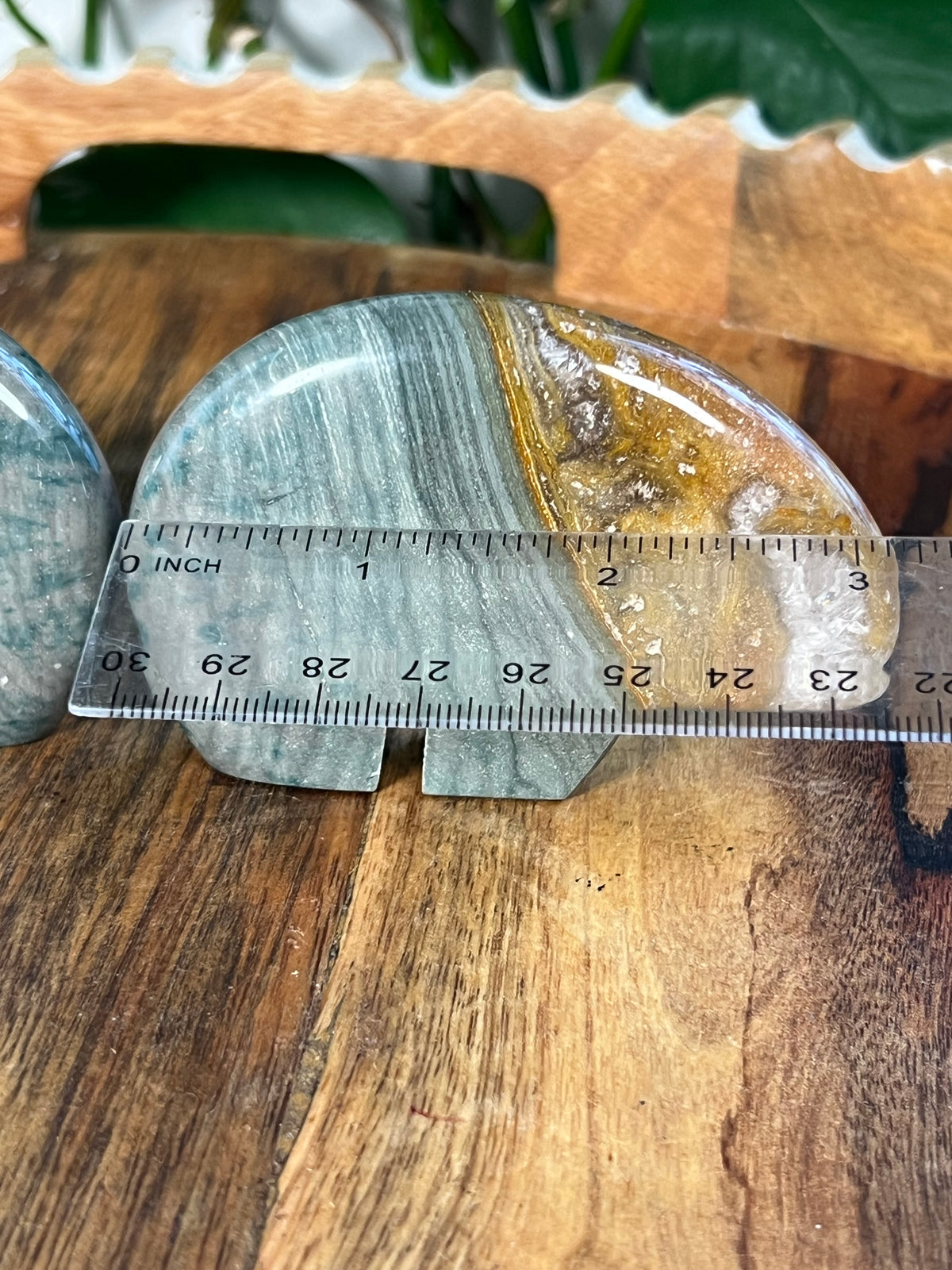 Blue Green Jasper Bears