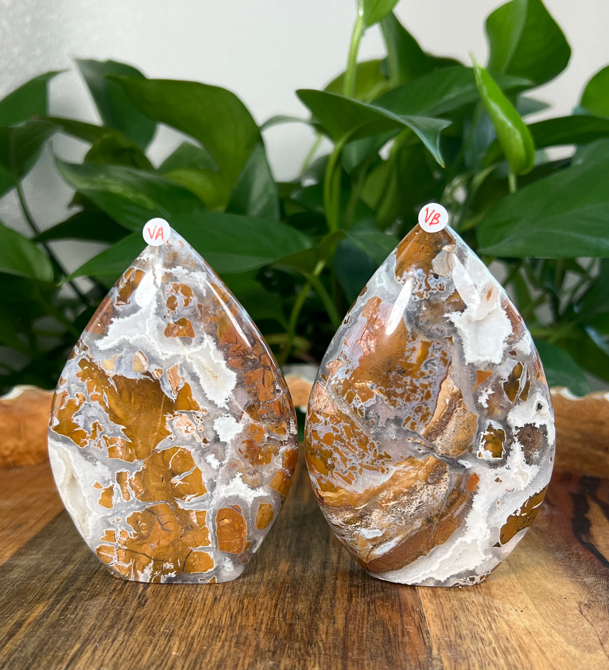 Brecciated Jasper Flames