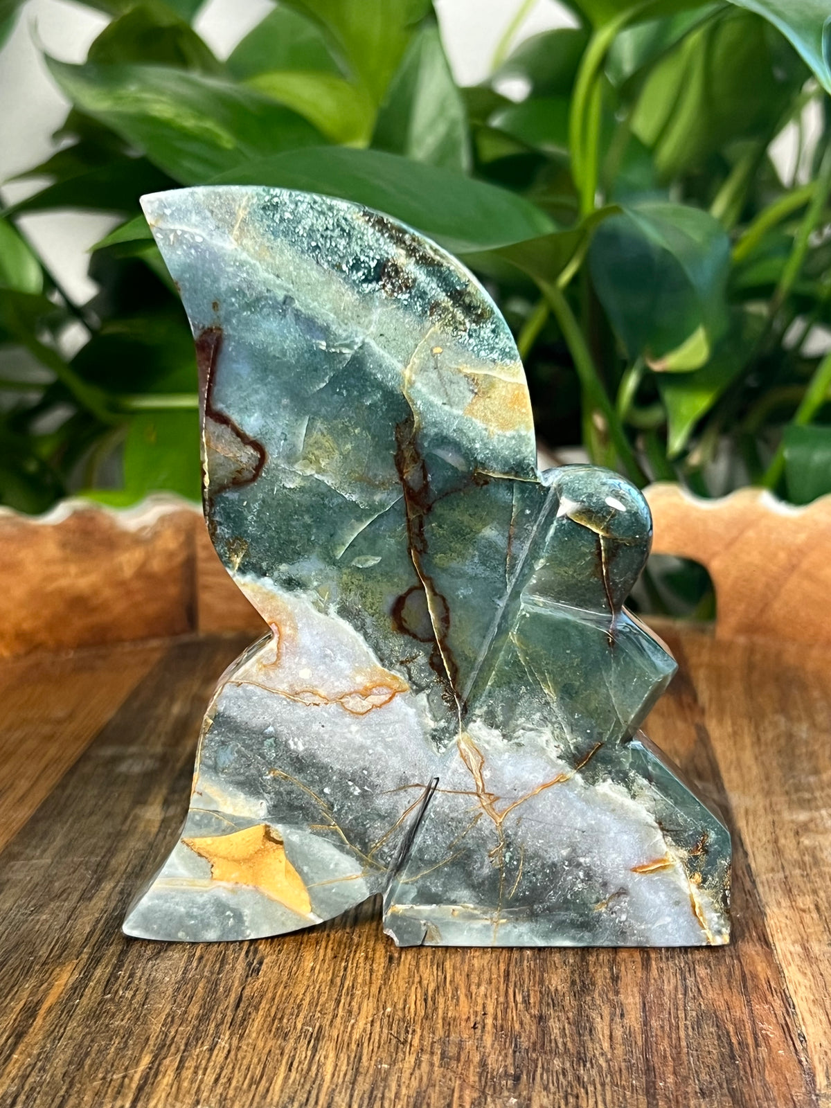 Blue Plume Jasper Fairy: SX