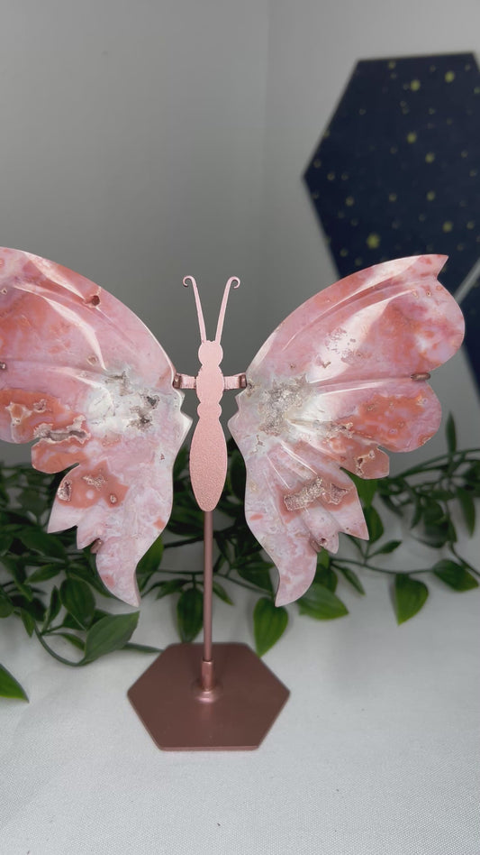 Pink Carnelian Wings