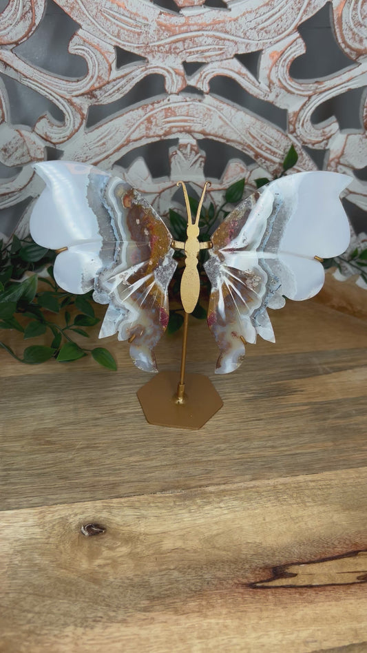 Scenic Moss Agate Wings