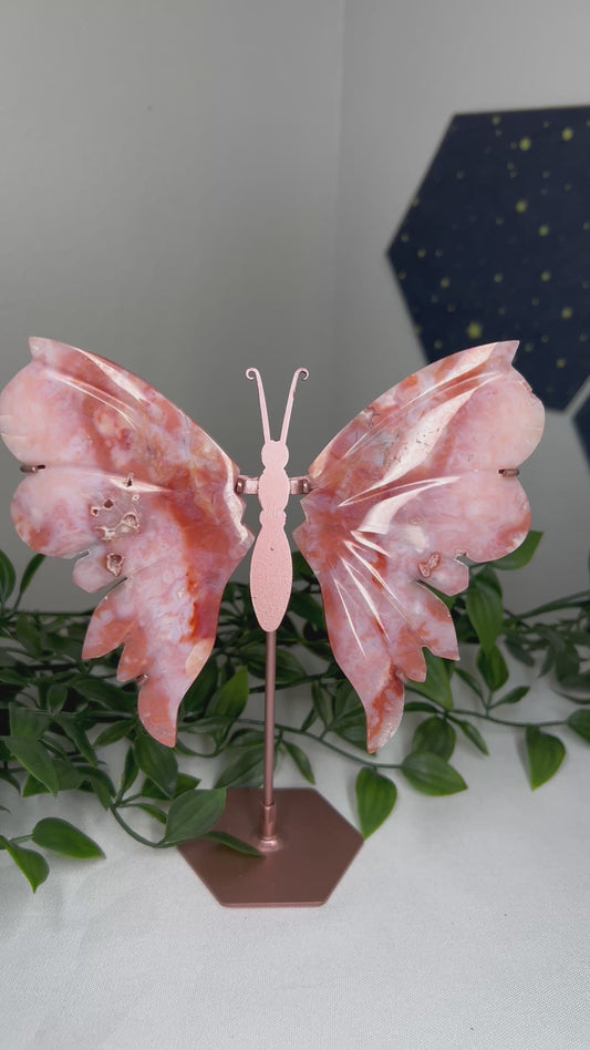 Pink Carnelian Wings