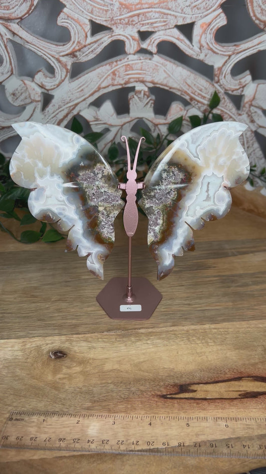 Scenic Moss Agate Wings